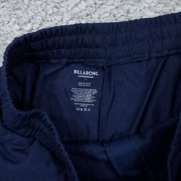 Billabong Loungewear Men's Large Blue Jogger Sleep Lounge Pants Super Soft - Picture 3 of 6